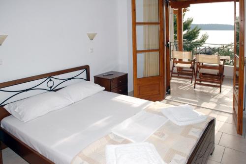Cama o camas de una habitación en Zouzoula House