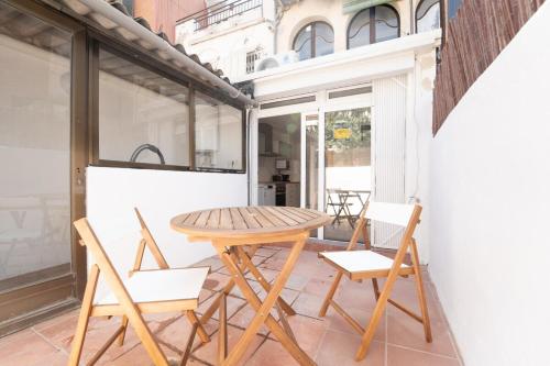 Sants centro: terraza y calma urbana
