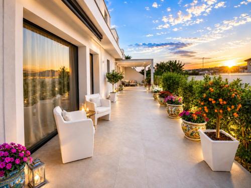 Un balcon sau o terasă la AriaBoutique