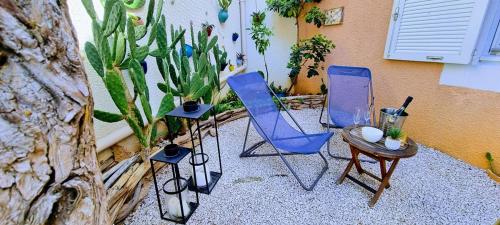 Le MARINE Rez de Jardin direct Plage Parking Privé Climatisé
