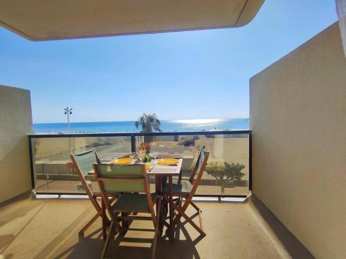 Studio vue mer, parking et climatisation