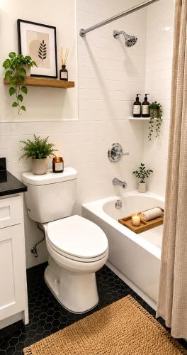 a bathroom with a white toilet and a bath tub at Union Nest in New York