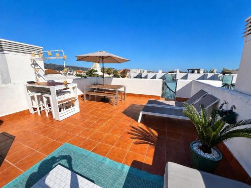 Appartement avec terrasse sur le toit vue mer