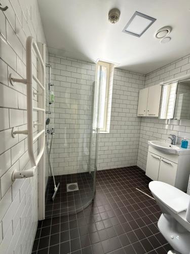 Phòng tắm tại Hostel Teopolis
