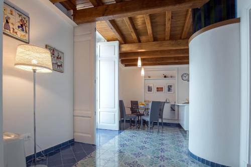 Kuchyň nebo kuchyňský kout v ubytování Starhost - CASA ADA seaview terrace