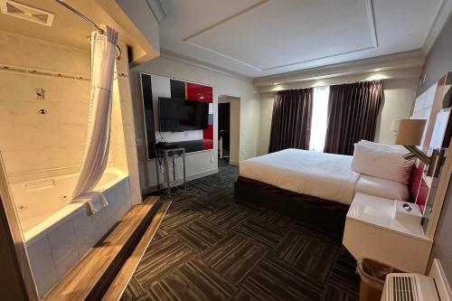 เตียงในห้องที่ Baymont by Wyndham Medicine Hat