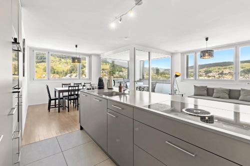 Two bedroom apartment with Pilatus view near Lucerne