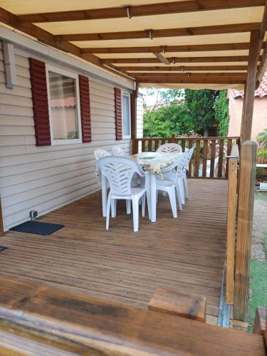 Mobil-home 2 chambres 6 pers
