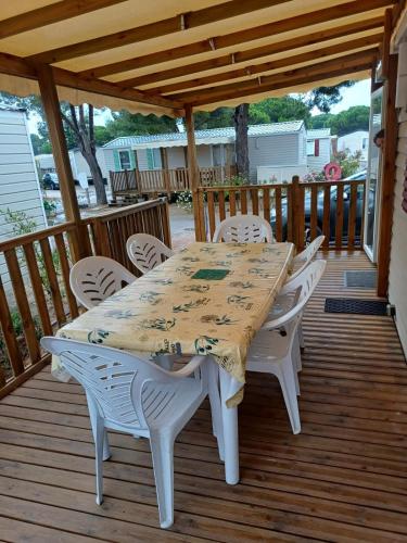 Mobil-home 2 chambres 6 pers