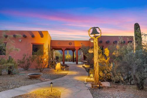 a building with a street light in front of it at Cereus Vista in Tucson