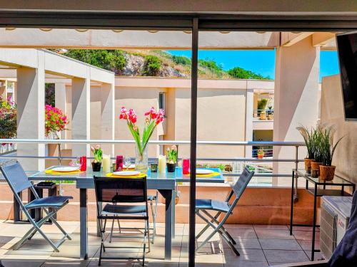 Le phare, superbe vue mer, piscine climatisation parking