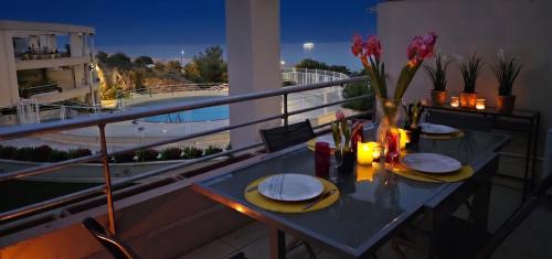 Le phare, superbe vue mer, piscine climatisation parking