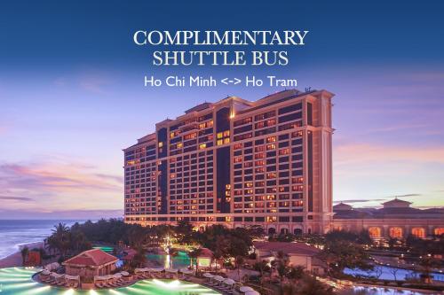 a rendering of a hotel with the words complimentary shuttle bus at InterContinental Grand Ho Tram by IHG in Ho Tram
