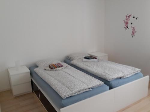 Katil atau katil-katil dalam bilik di Ferienwohnung Sesvenna Davos
