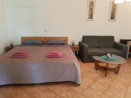 Cheapest big studio apartment with terrace direct to sandy beach