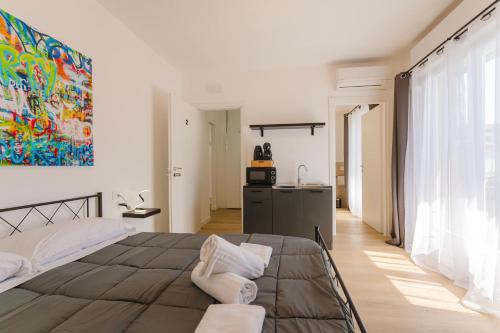 Zona d'estar a Casa di Eno - 10 min from Train Station & 15 min from Venice