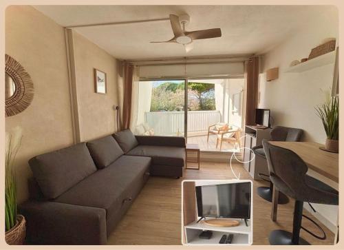 Studio - Résidence en 1ère ligne de la Plage - Parking privé sécurisé