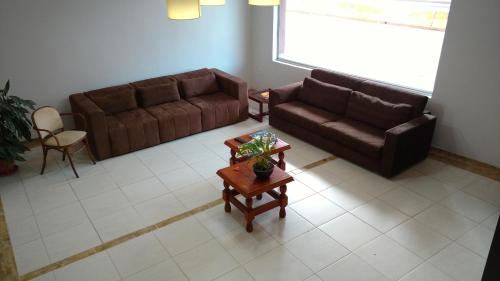 Ruang duduk di Lotus Hotel & Hostel