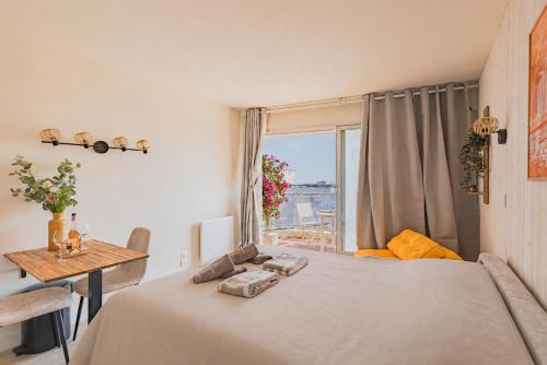 Studio vue mer à Arcachon plage