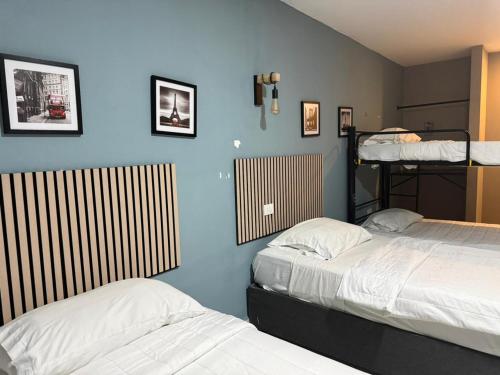 En eller flere senge i et værelse på hotel 11once