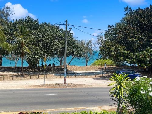 a street with a view of the ocean and a road at Arcadia Beach Unit 4 in Arcadia