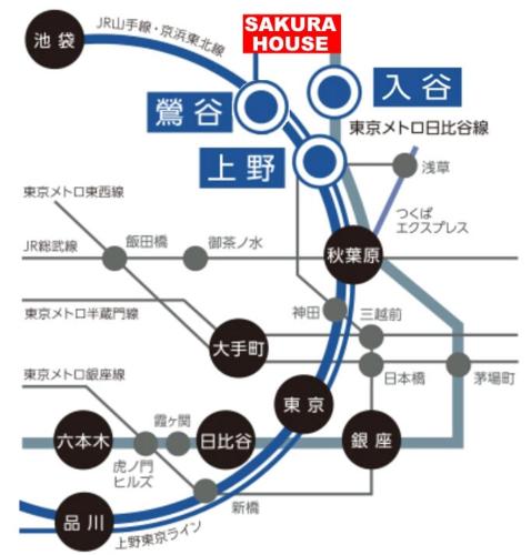 鶯谷民泊- 82m2 Private House 5 Min to JR Uguisudani Near Ueno
