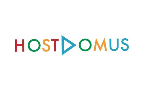 a sign that reads host commus and host commuses at Hostdomus - Brezza Marina House in Alassio