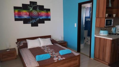 Plano de Apartment Color Beach