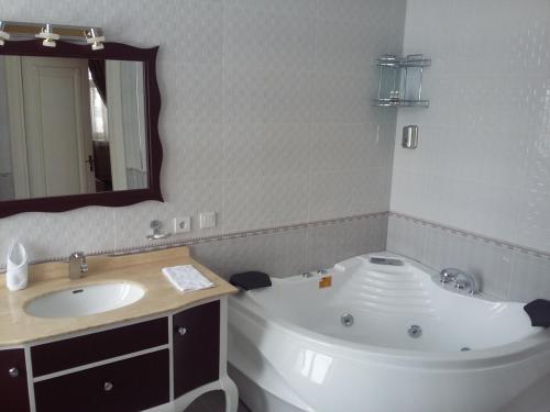 Koupelna v ubytování Hotel Afrosiyob