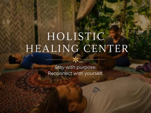 a group of people laying on the floor in a room at OMA CANCUN - Holistic Healing Center in Cancún