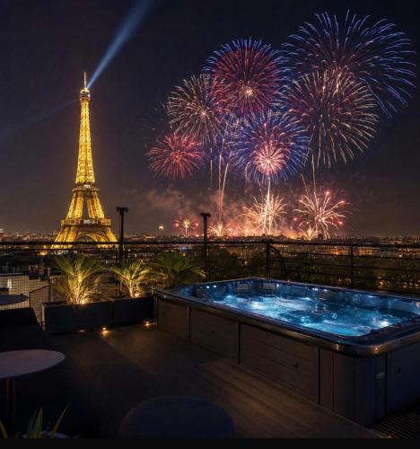 TBS 602 - Superb Penthouse Eiffel with View