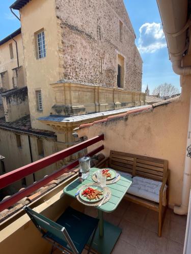 Appt de charme, terrasse et AC - Aix Centre
