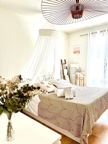 Superbe Chambre Privée Centre-ville Parking Clim Grand appartement Calme Luxe