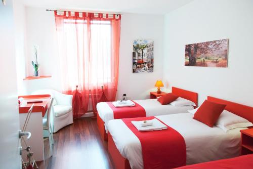 Postel nebo postele na pokoji v ubytování B&B Botton D'Oro 2