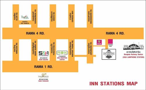 Plànol de Inn Stations Hostel