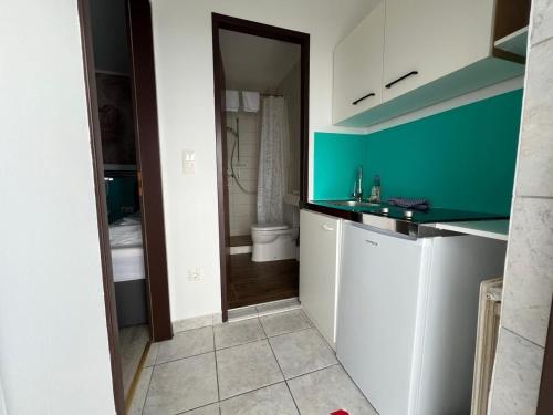 a bathroom with a sink and a toilet in a room at Mariazellerhof Room 015 in Sankt Pölten