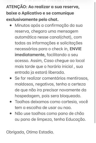 a screenshot of a cell phone with a list of commands at STOP Mar Suite Privada - NI in Nova Iguaçu