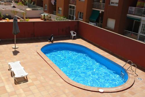 Bazén v ubytování Hotel Flora Parc nebo v jeho okolí