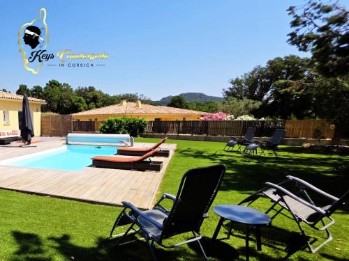 Villa 6 pers Piscine Chauffée Campagne Porto Vecchio
