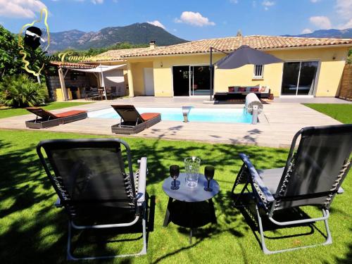Villa 6 pers Piscine Chauffée Campagne Porto Vecchio