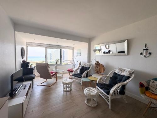 Appartement face mer avec clim et parking - 4 pers.