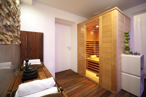 Kúpele alebo wellness v ubytovaní ApartHotel Vila Minka