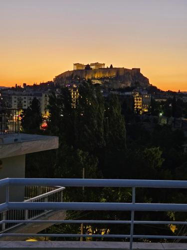 Acropolis view penthouse 70 sqm with huge balcony