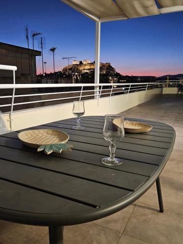 Acropolis view penthouse 70 sqm with huge balcony