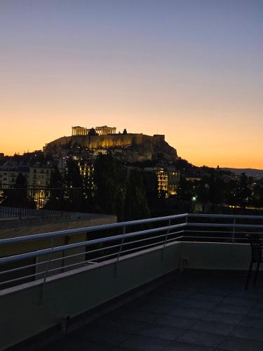 Acropolis view penthouse 70 sqm with huge balcony