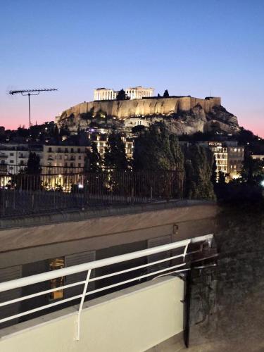 Acropolis view penthouse 70 sqm with huge balcony