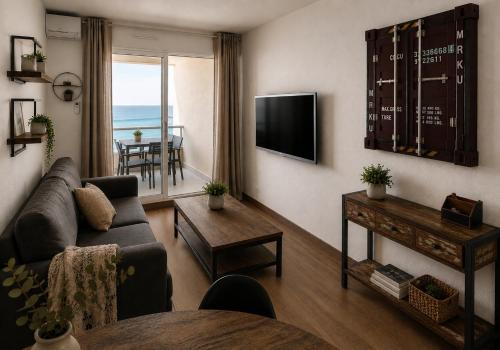 Évasion face à la mer Sète Corniche Balcon panoramique & appartement cosy