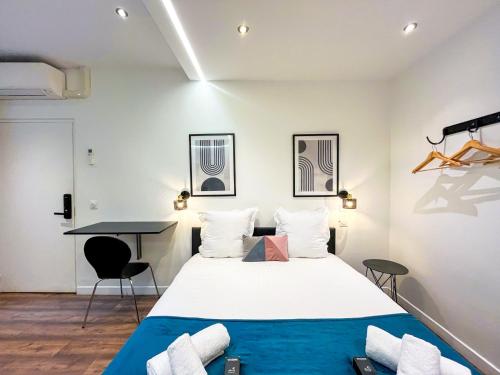 UrbanFlat 202 - Studio confortable pour 4 au centre de Paris