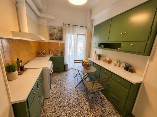 Central Mytilene City-View Apartment for 7