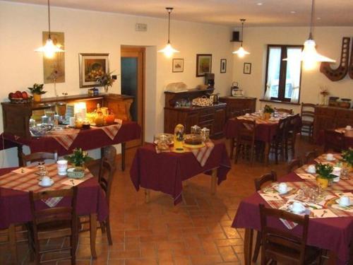 Restaurace v ubytování Agritur Le Pergole